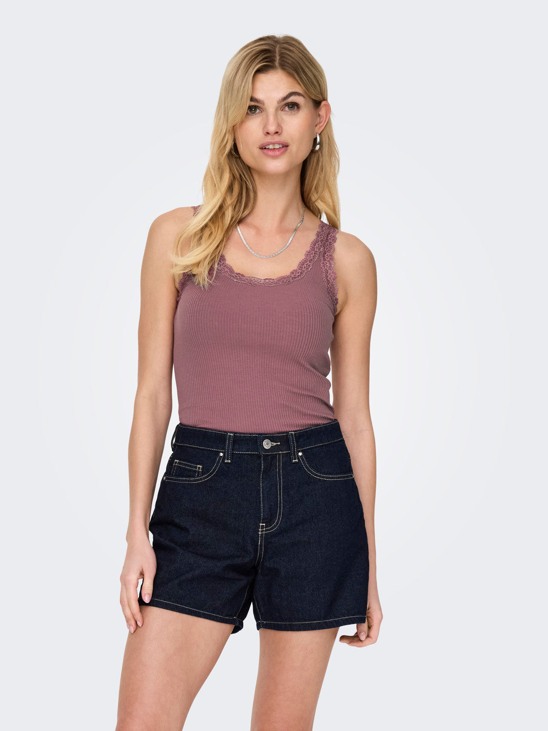 Rose Brown Tank Top