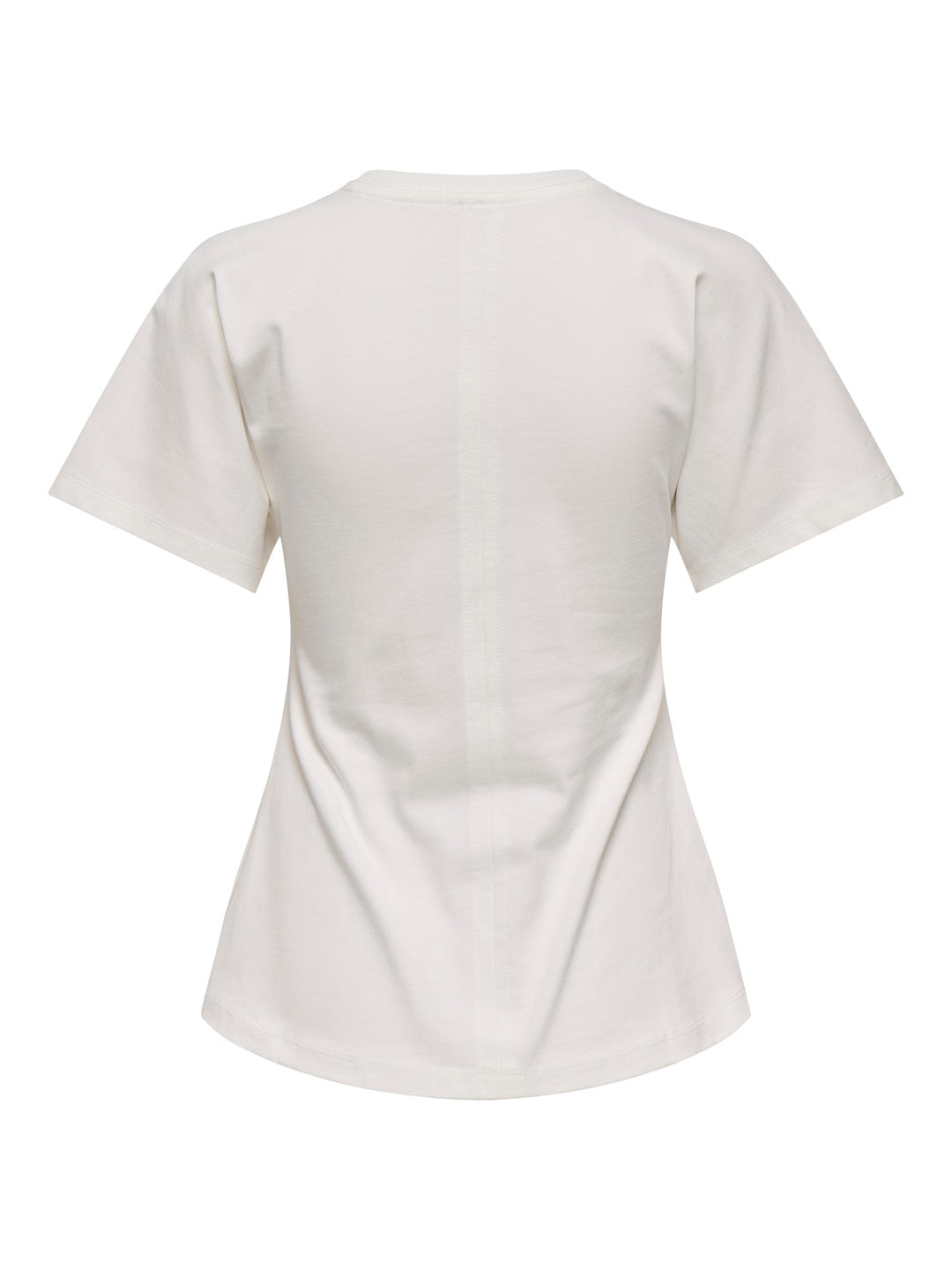 White Ruched Fitted Top