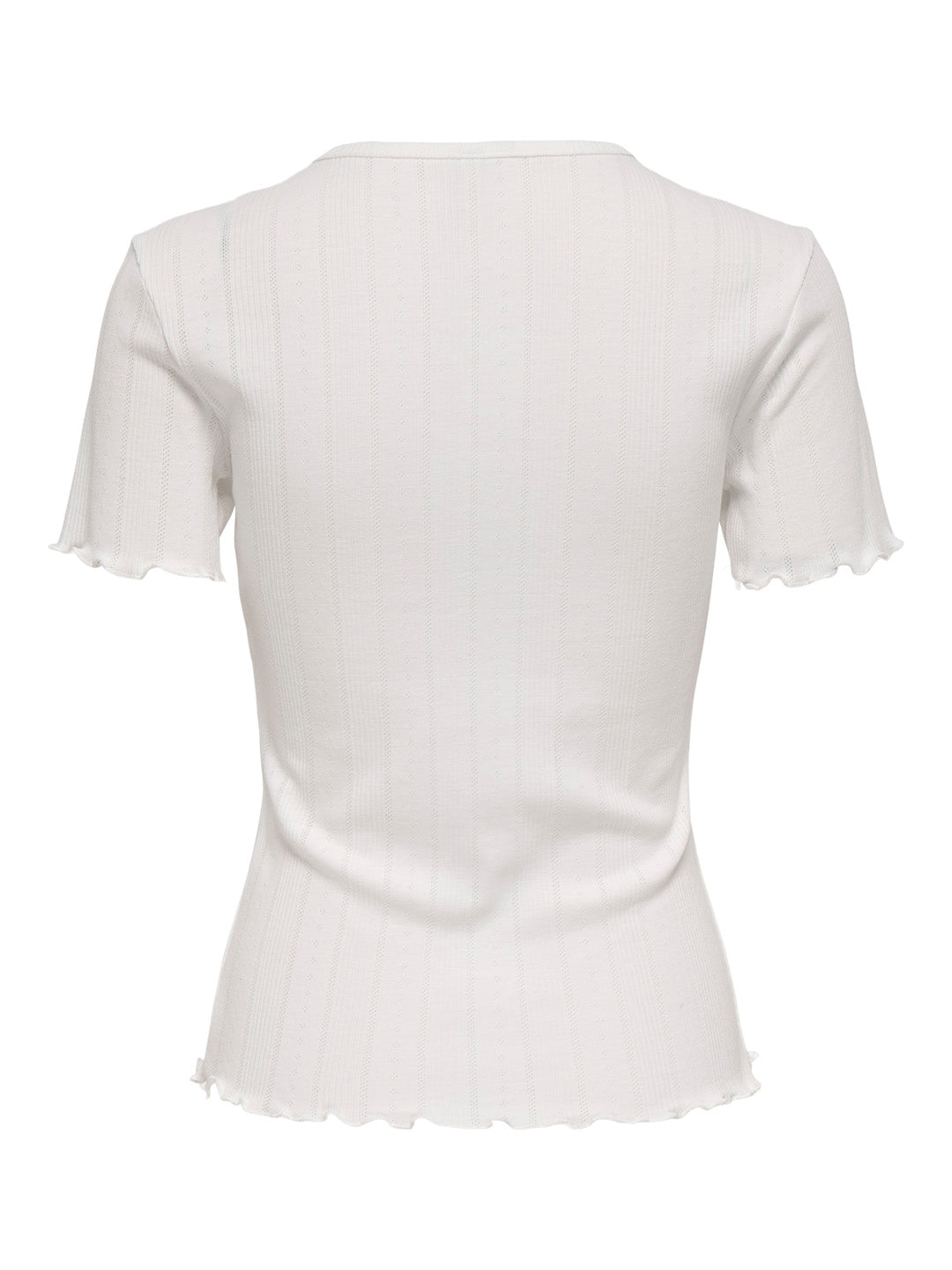 White O-Neck Top
