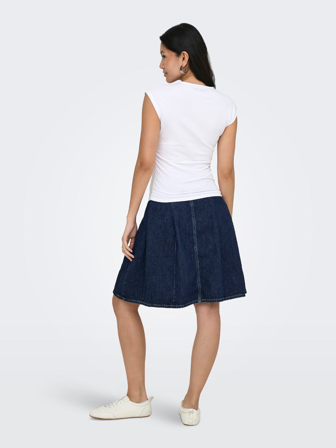 White Ruched Top