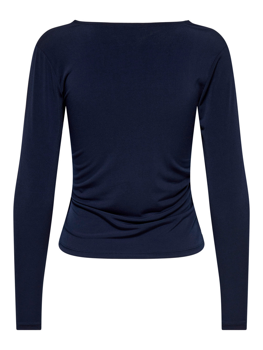Navy Blue Front Knot Top