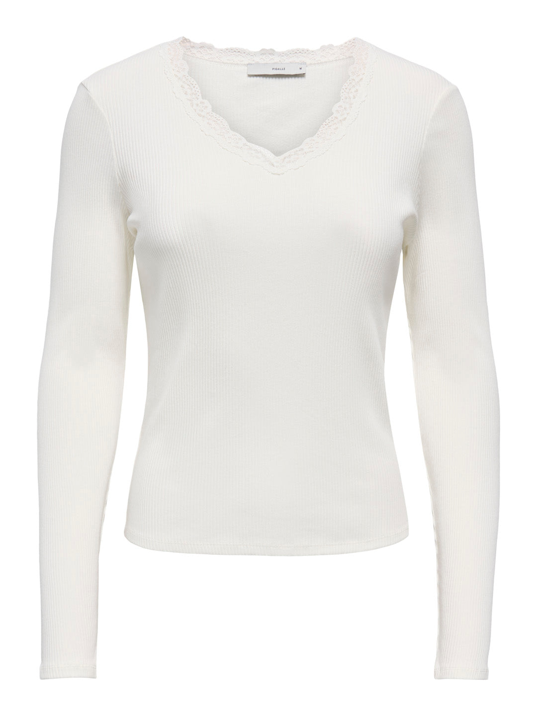 White V-Neck Top