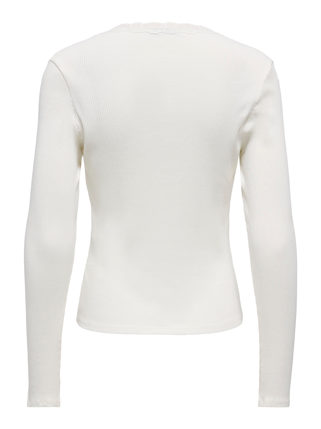 White V-Neck Top