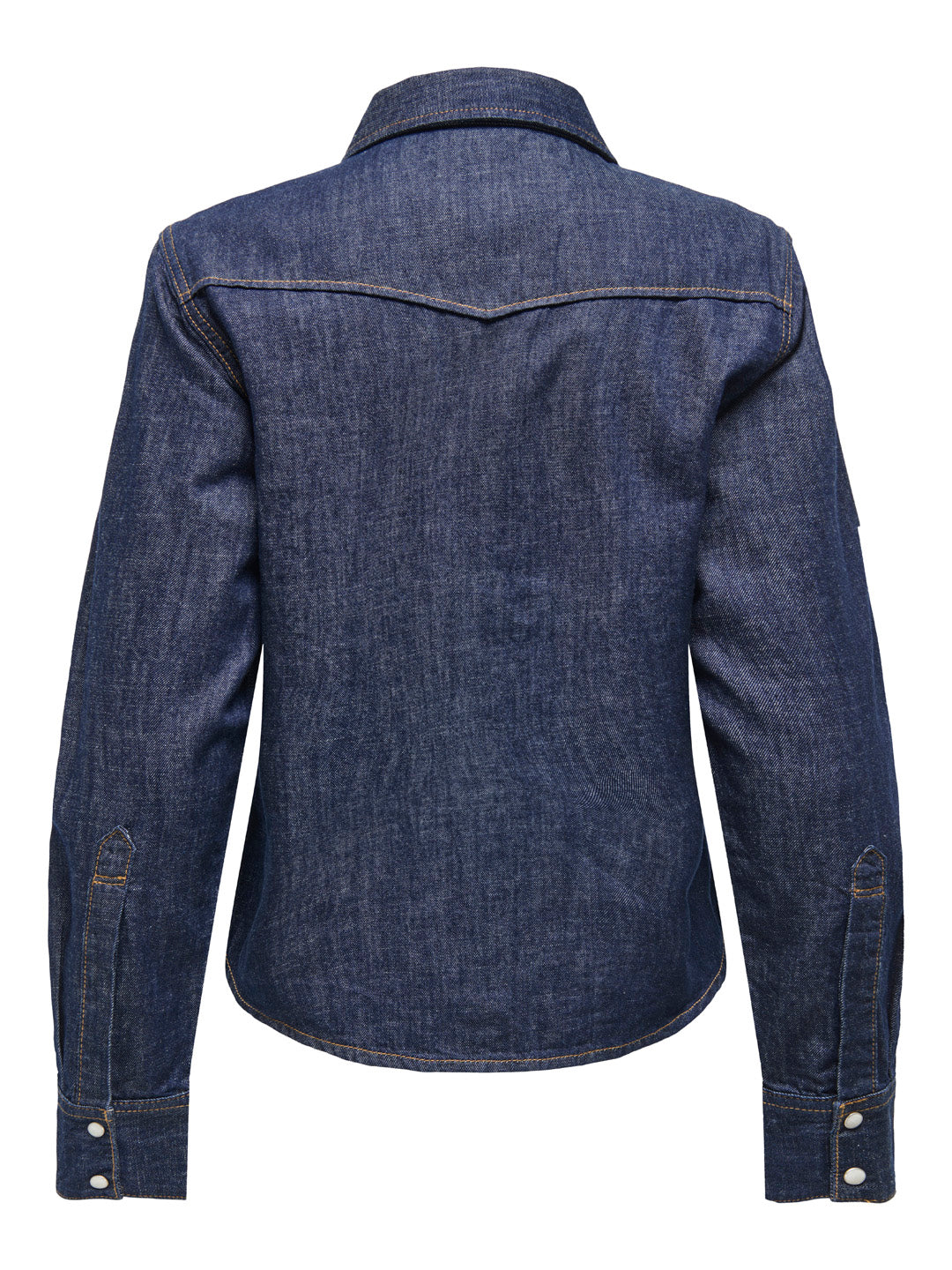 Dark Blue Regular Fit Denim Shirt