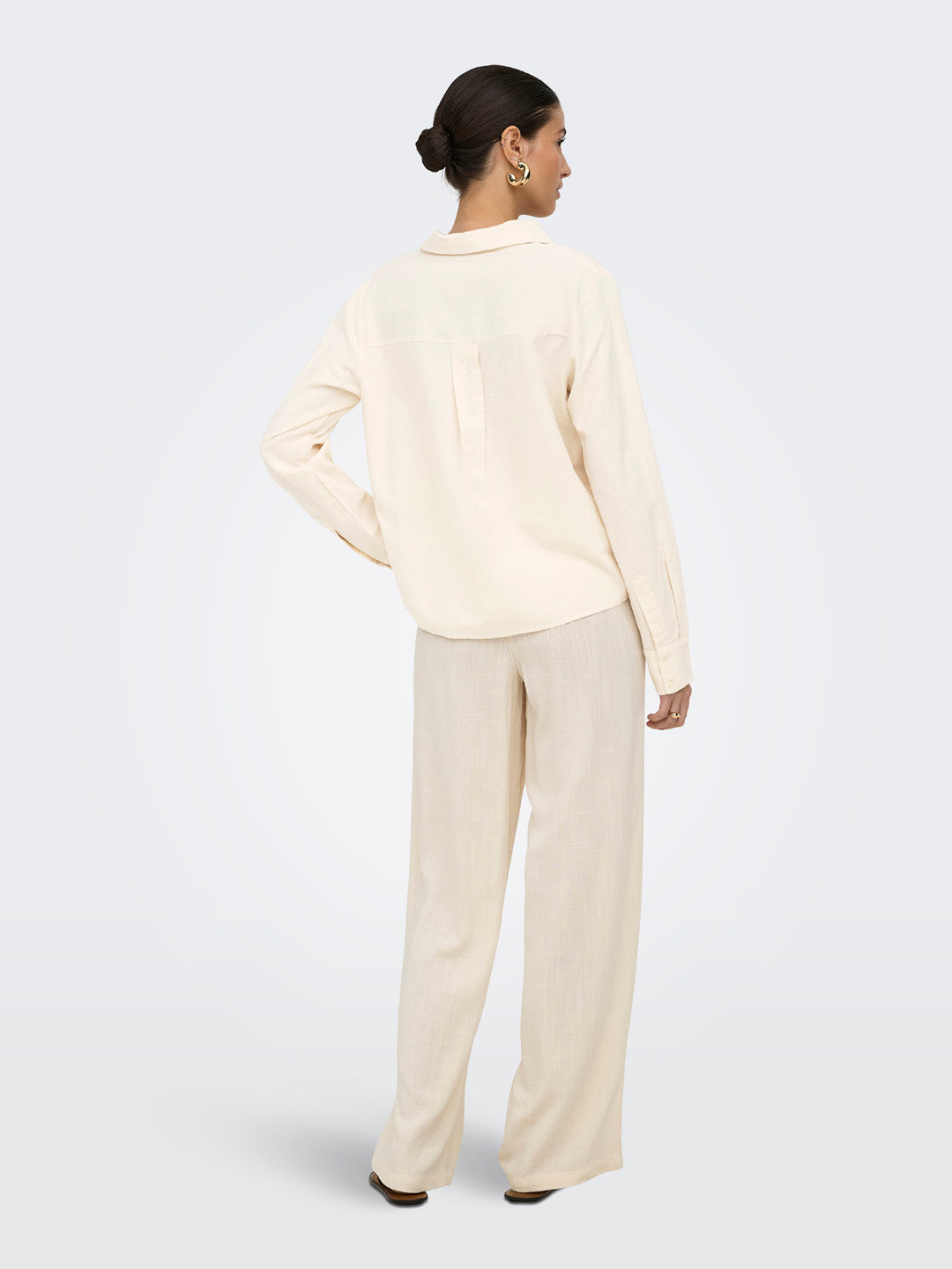 Off-White Embroidered Shirt