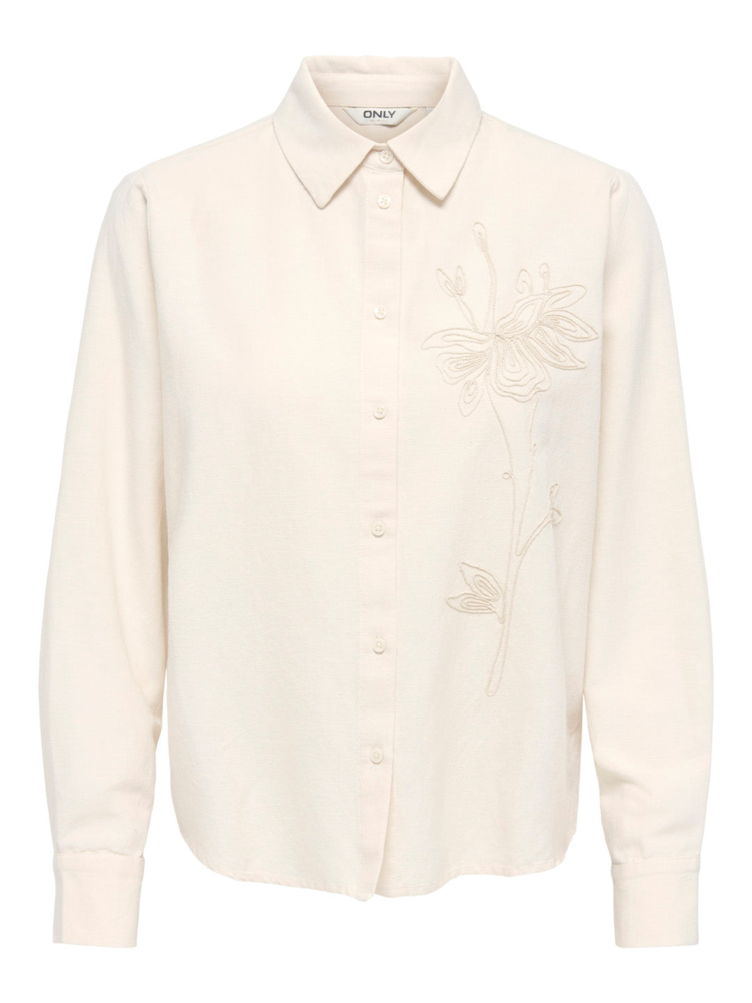 Off-White Embroidered Shirt