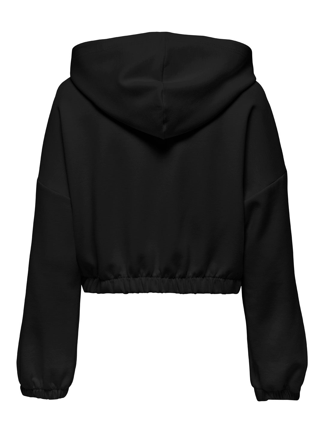 Black Hooded Zip Sweatshirt