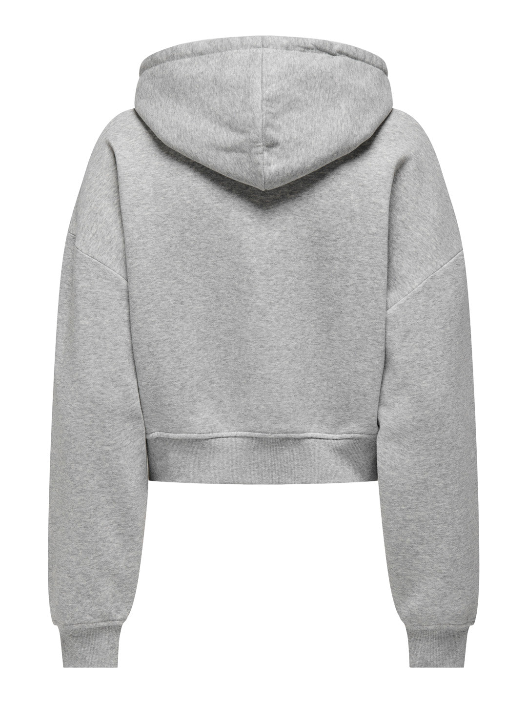 Light Grey Cropped Hoodie