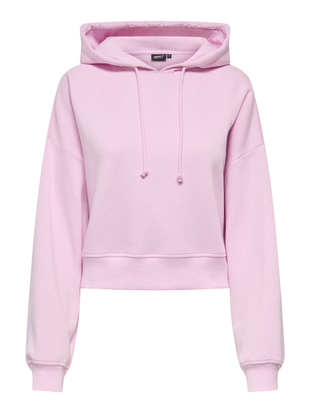 Pink Cropped Hoodie