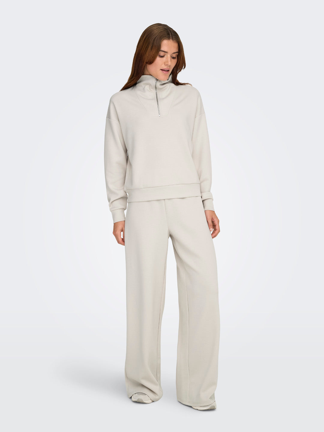 Off-White High Neck Sweatshirt