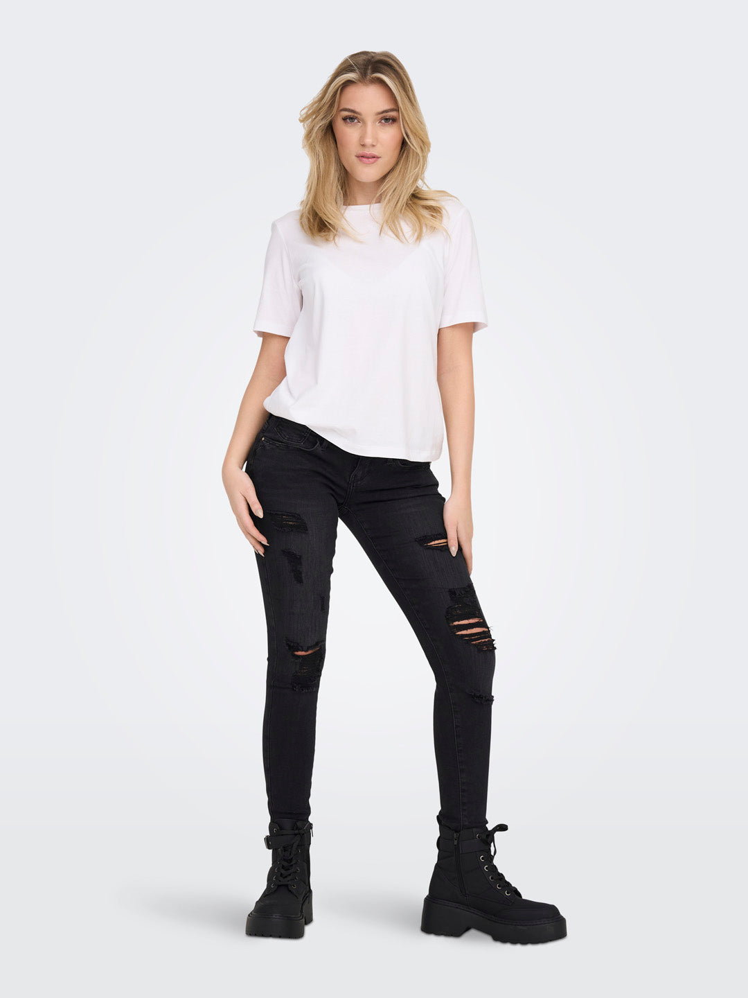 White Cotton T-shirt