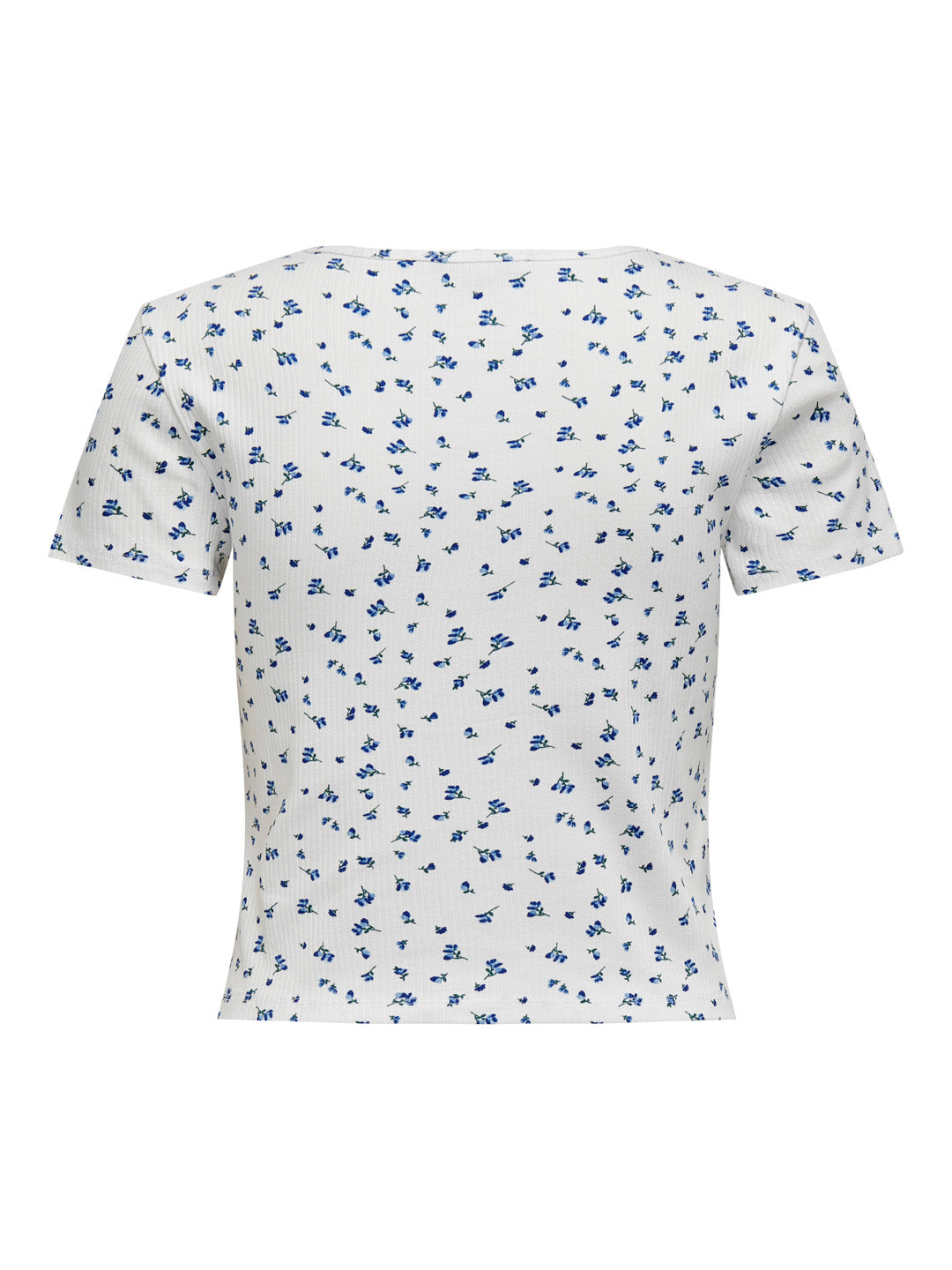 White Printed Top