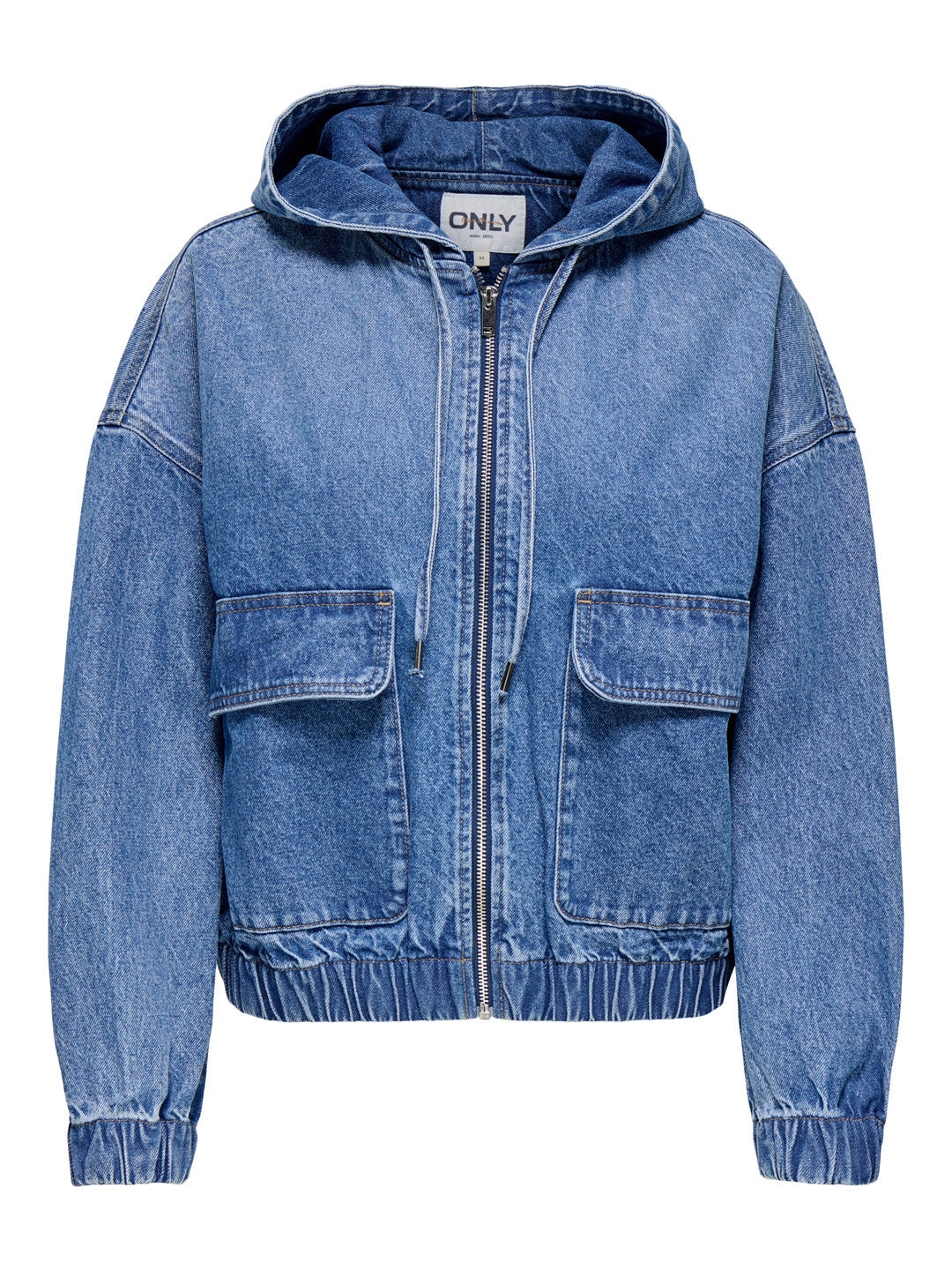 Blue Hooded Denim Jacket