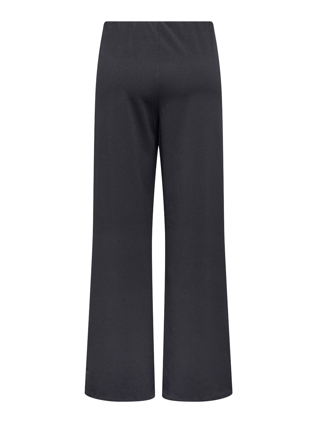 Grey Mid Rise Wide Leg Pants