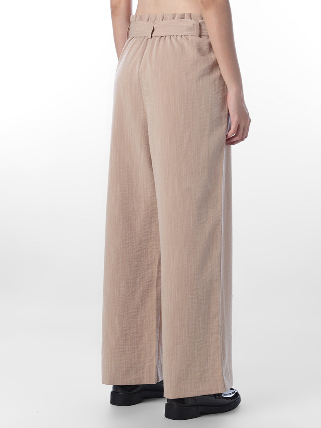 Brown Paper Bag Waist Pant