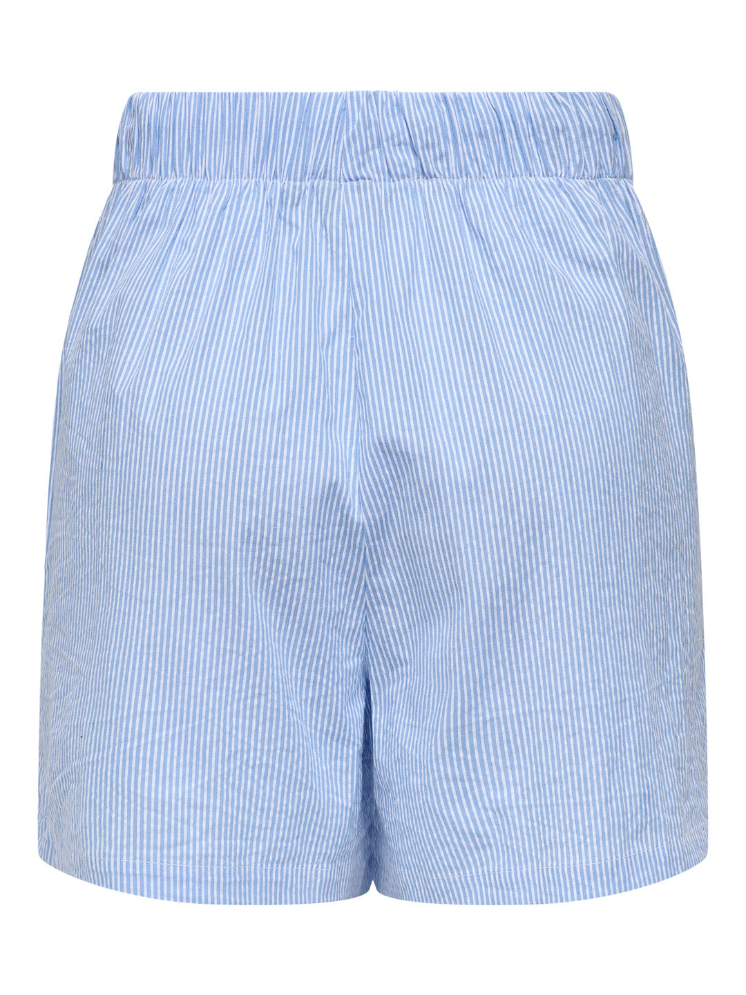 Light Blue Striped Shorts