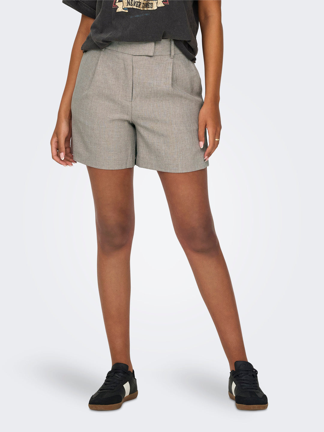 High Rise Tailored Shorts