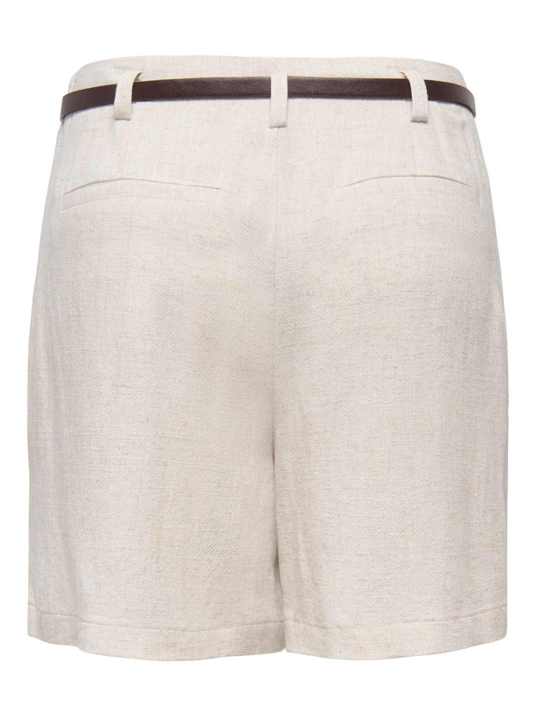Off-White Linen Blend Shorts