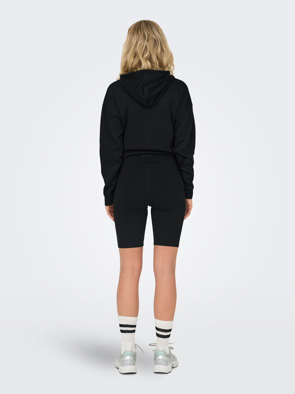 Black High Rise City Shorts