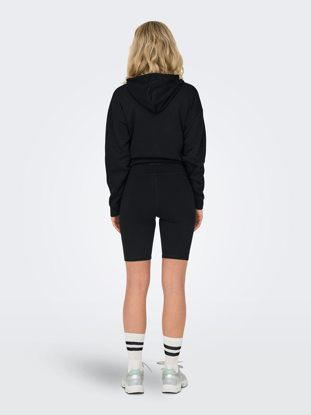 Black High Rise City Shorts