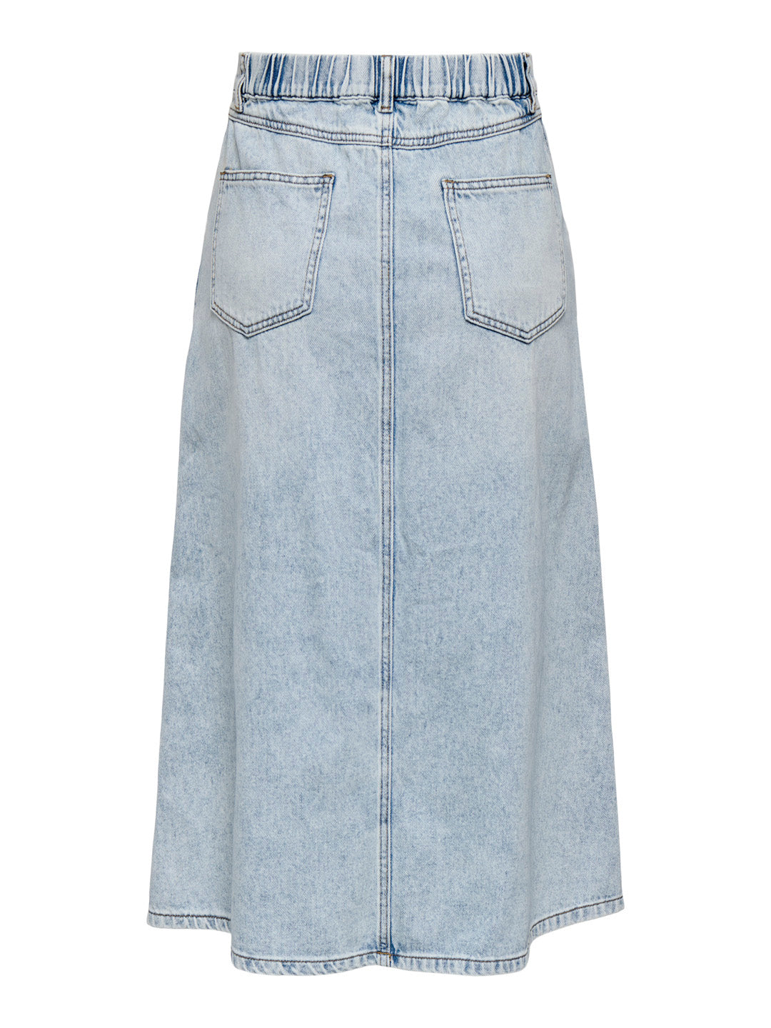 Light Blue High Rise Denim Skirt
