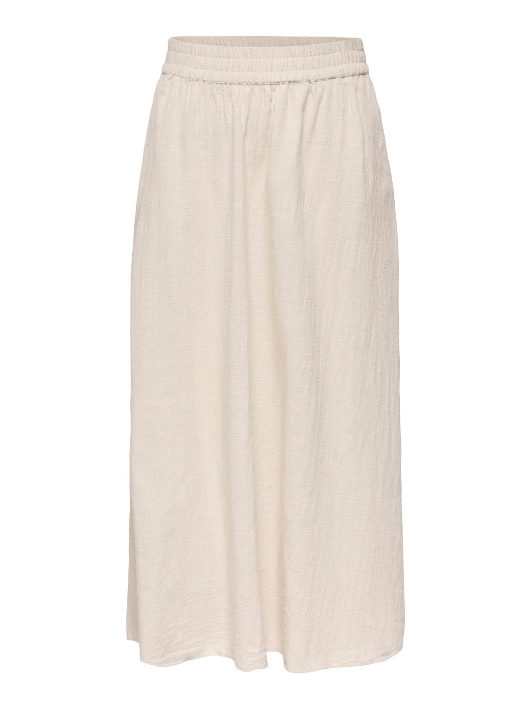 Beige Midi Skirt