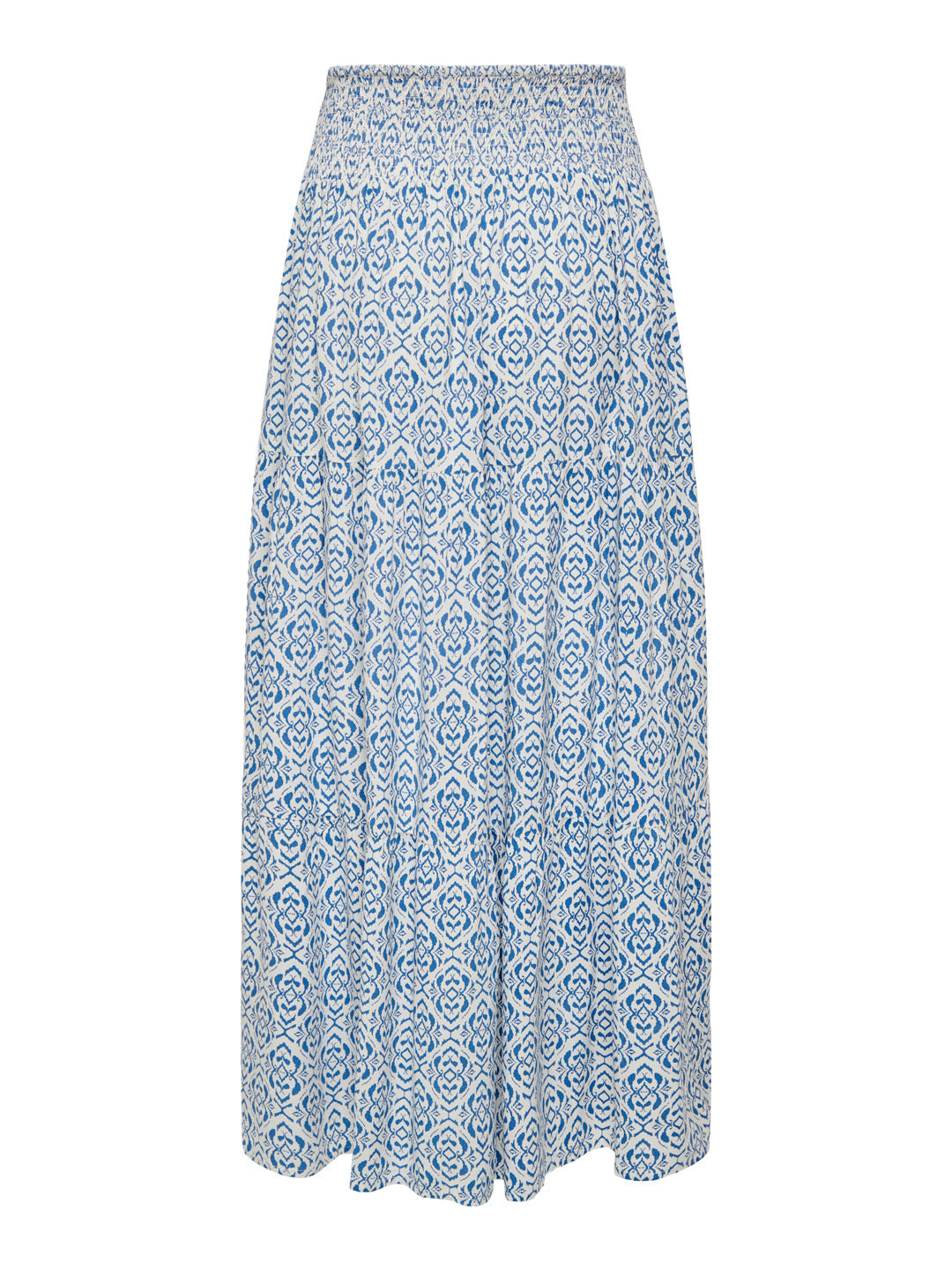 White Printed Long Skirt