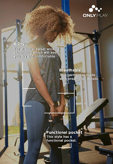 Play Black High Rise Co-Ord Training Tights