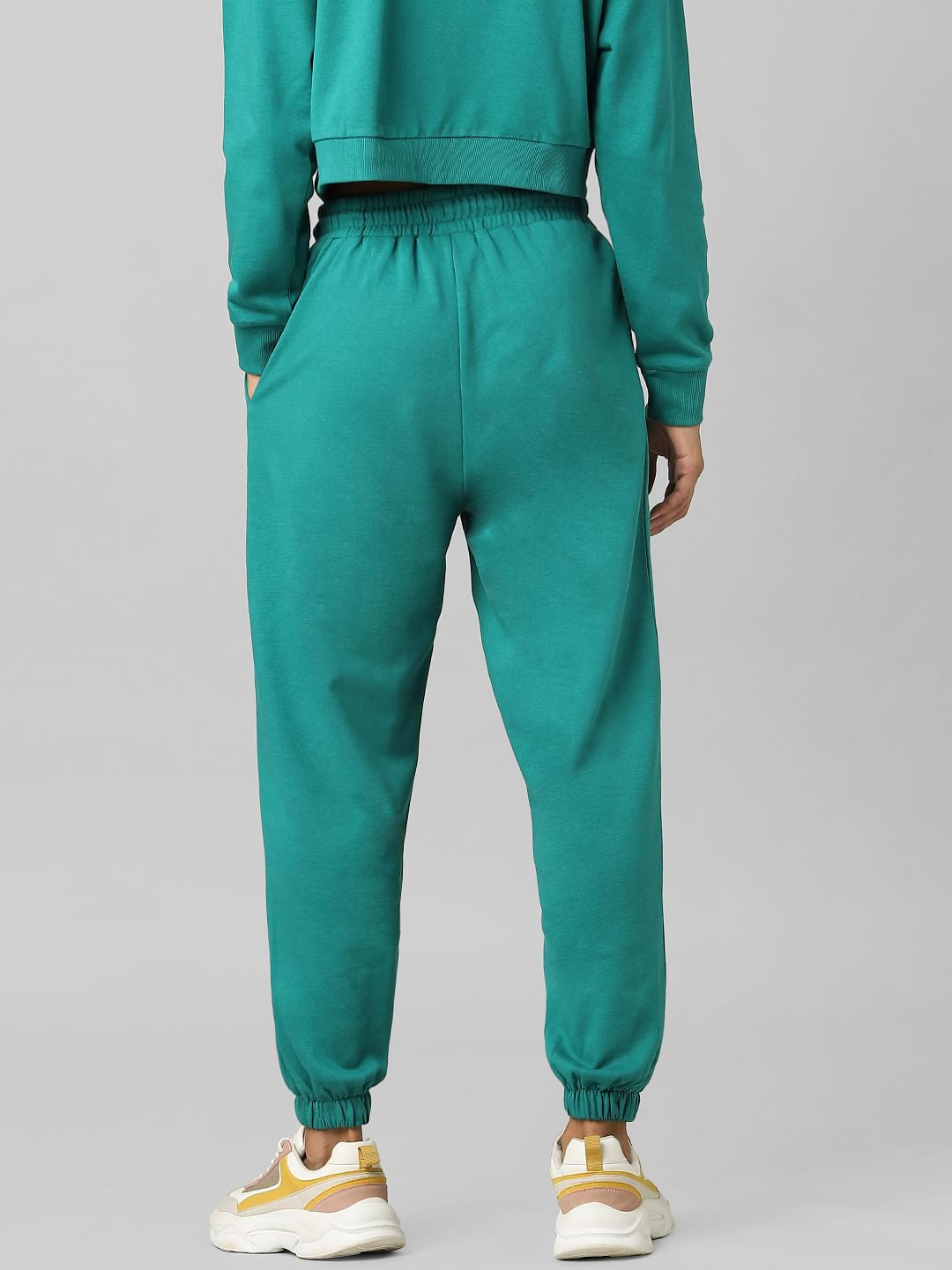 Green High-Rise Co-Ord Joggers