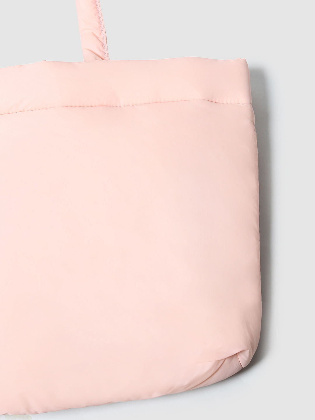 Pink Puffer Shopper Bag