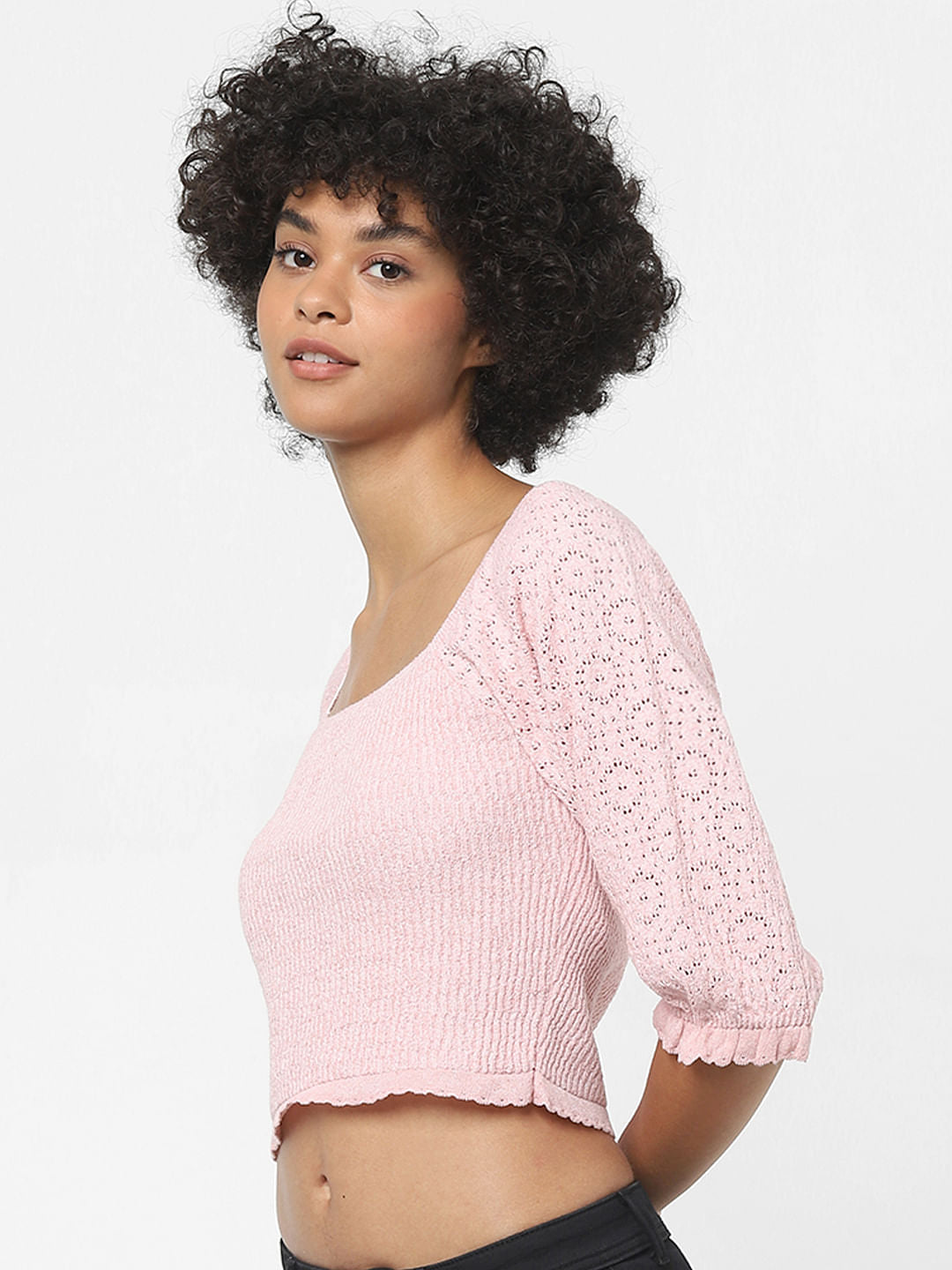 Pink Crop Top