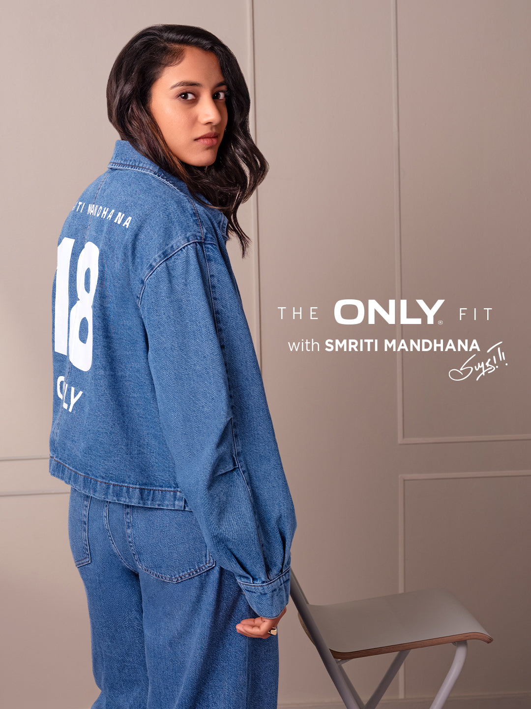 Blue Oversized  Denim Jacket