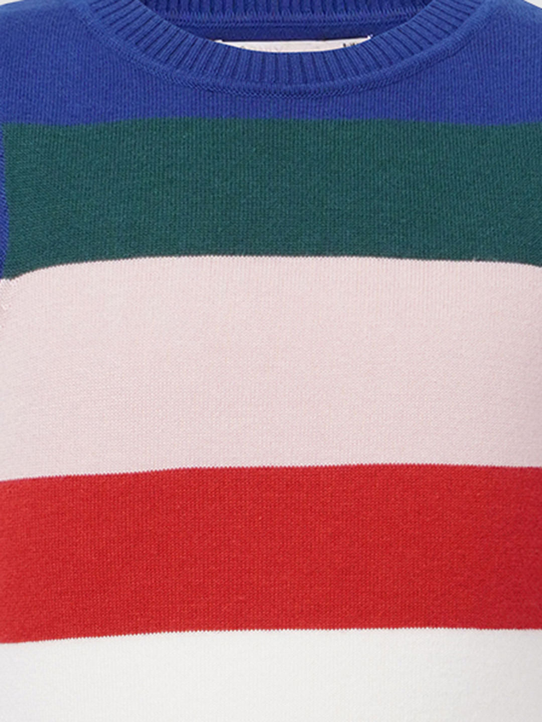 Multi-Colour Striped Knit Top