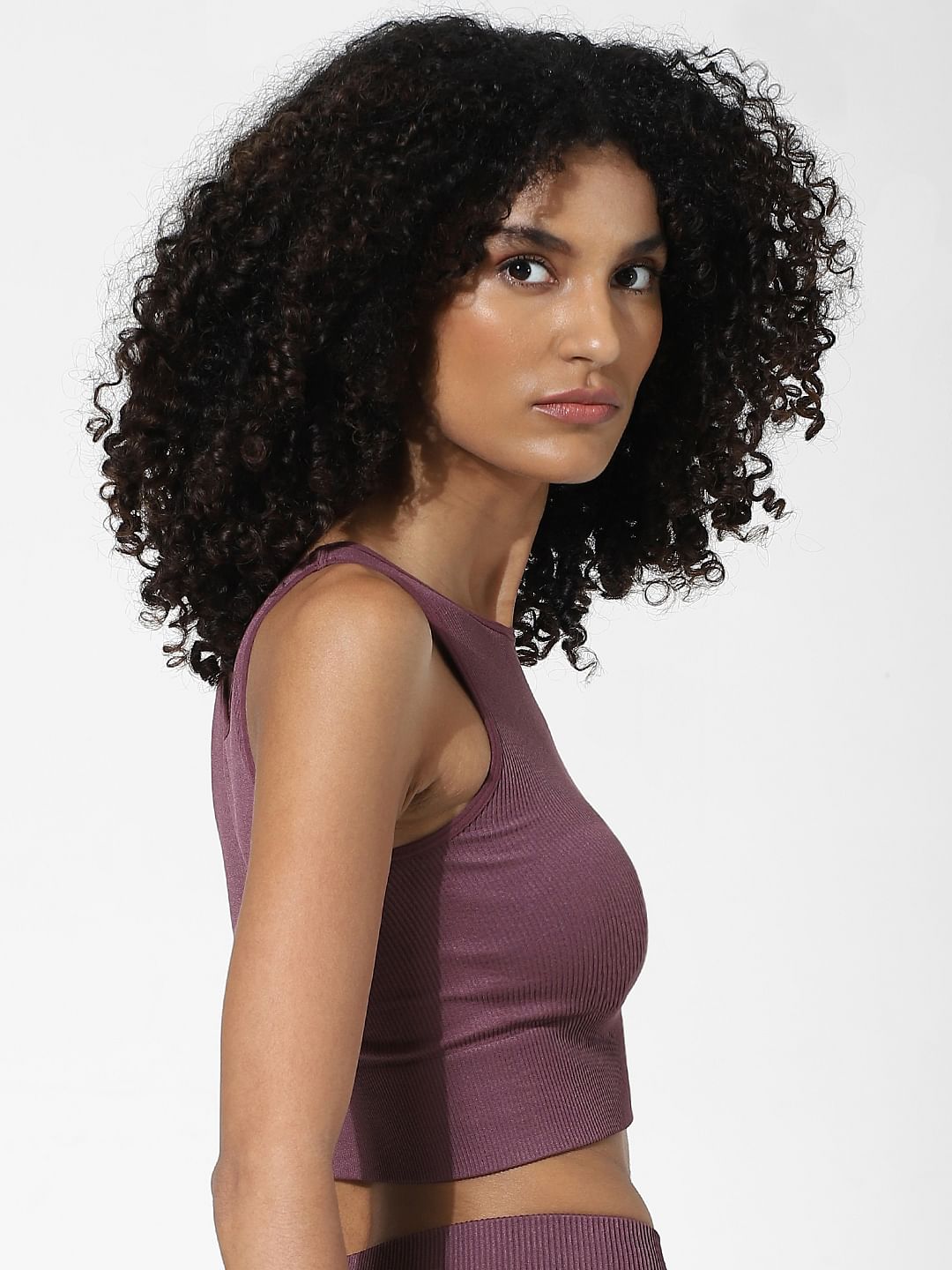 Purple Seamless Co-Ord Training Top