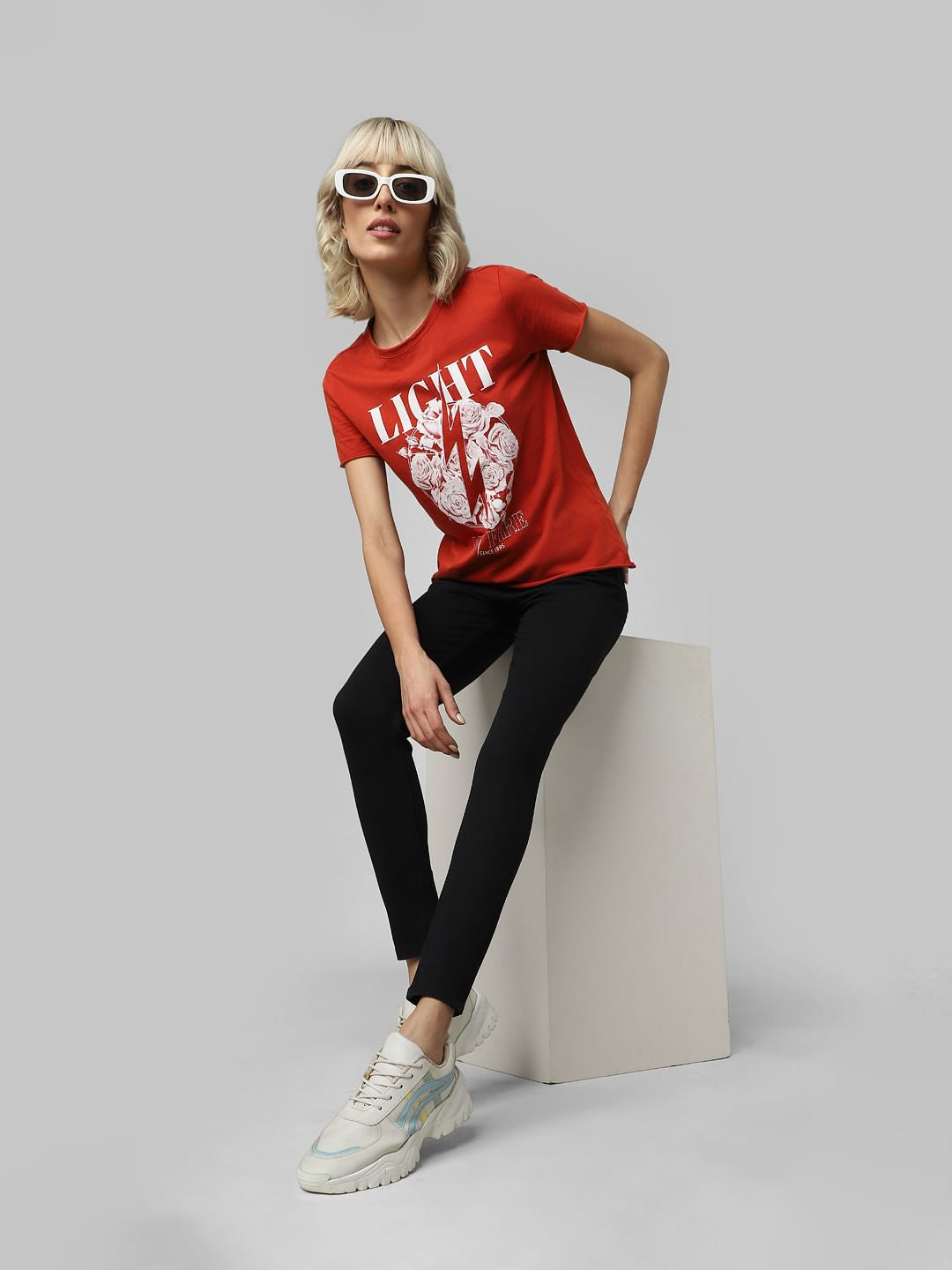 Black High Rise Skinny Jeans