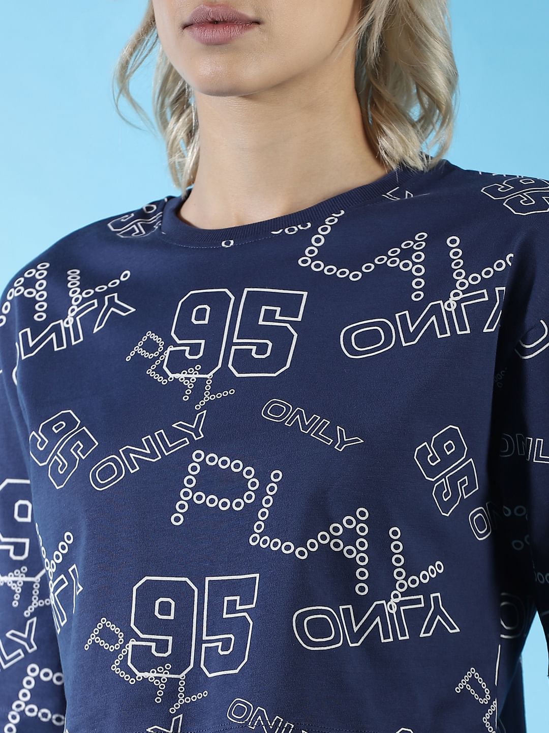 Play Blue All Over Print Co-Ord Sweatshirt