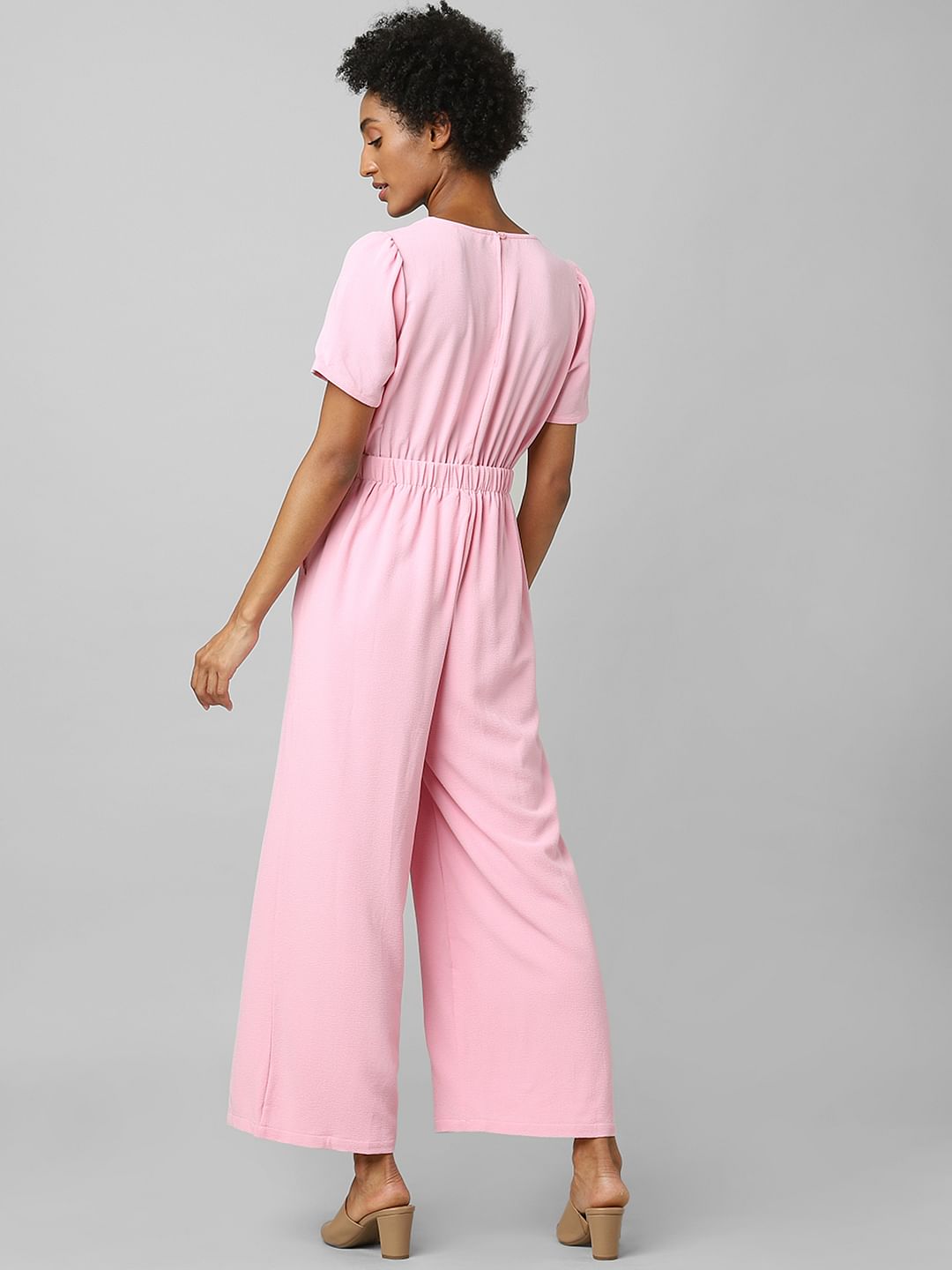 Pink Bowtie Jumpsuit