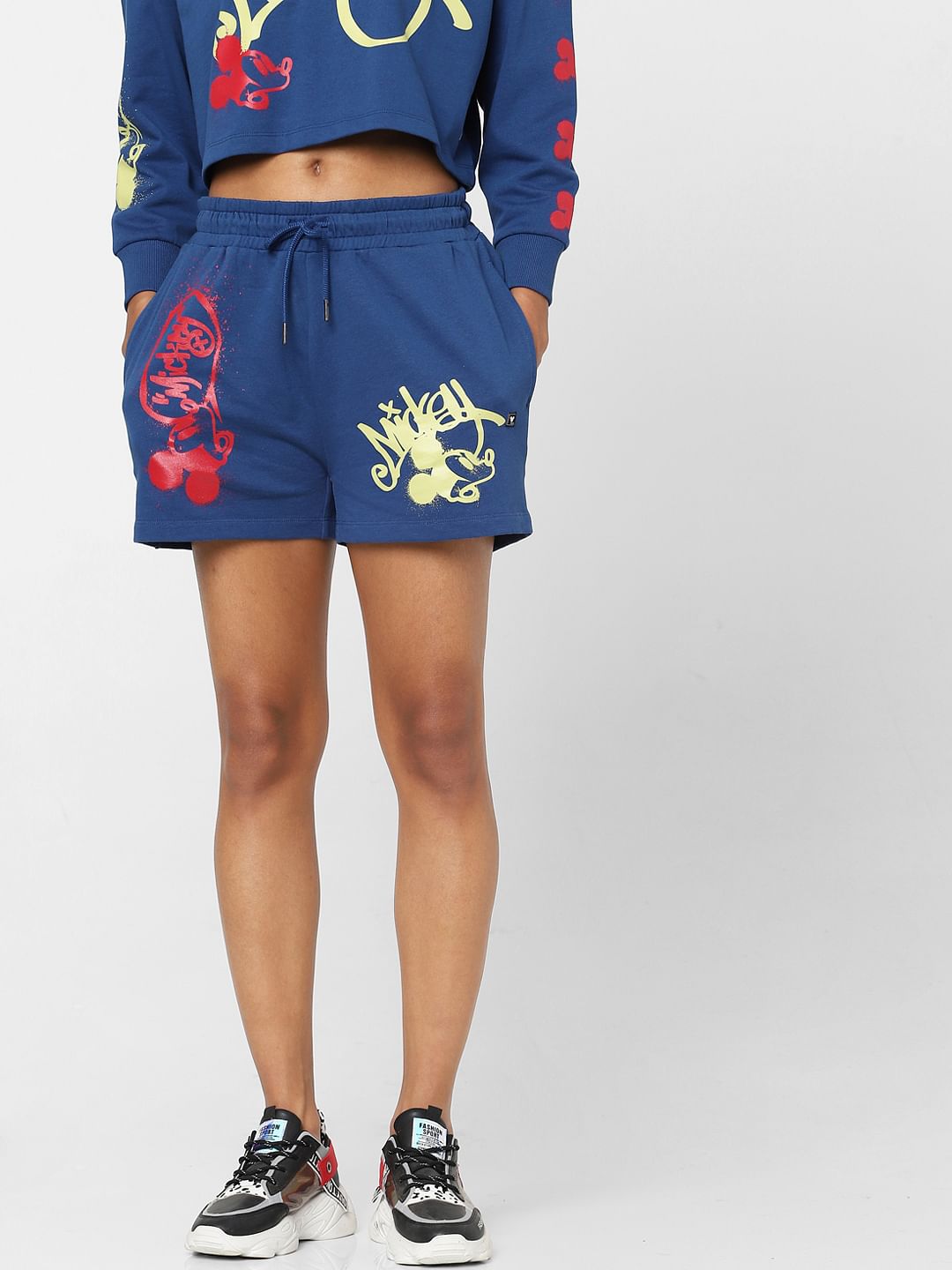 Only X Disney Blue Co-Ord Shorts