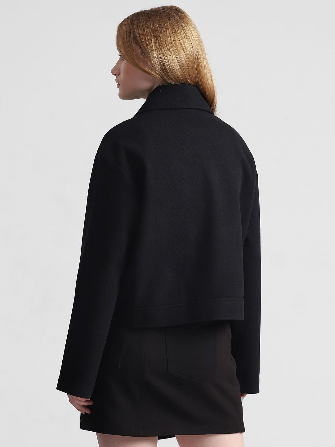 Black Short Biker Jacket