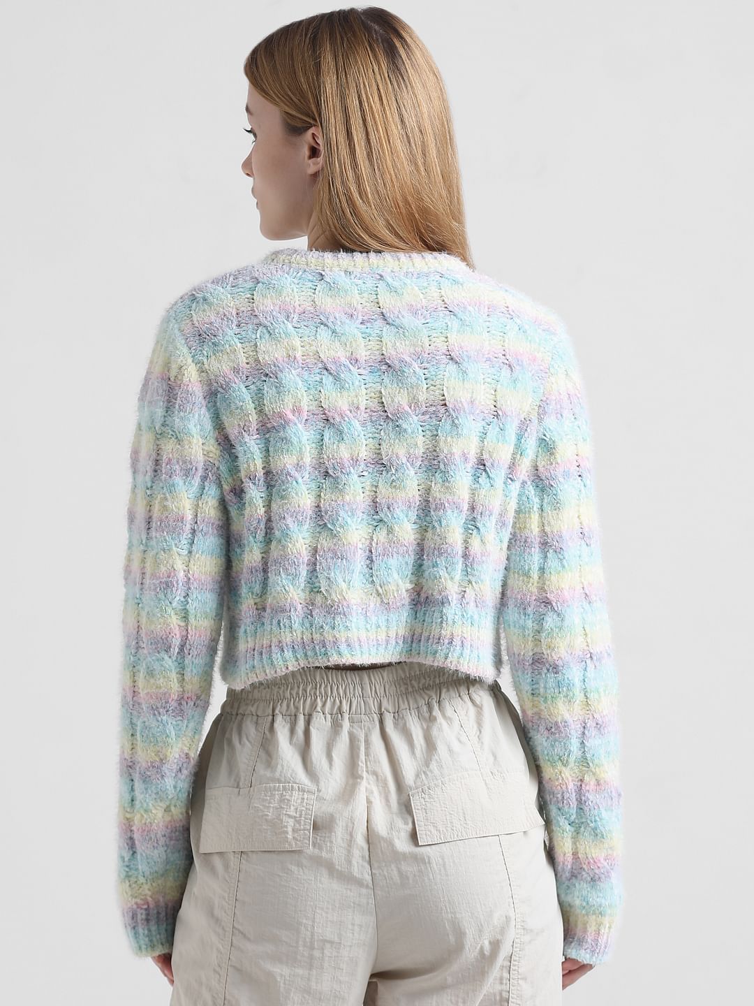 Multi-Coloured Loose Fit Pullover