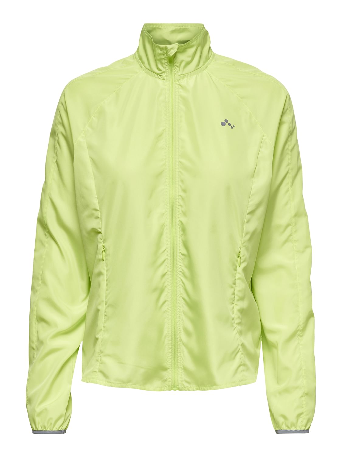 Play Curvy Green Zip-Up Running Jacket
