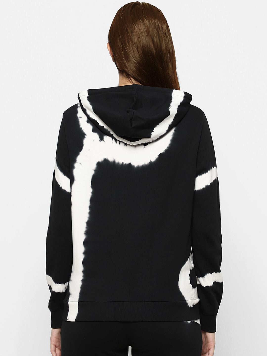 Black Tie Dye Co-Ord Sweatshirt