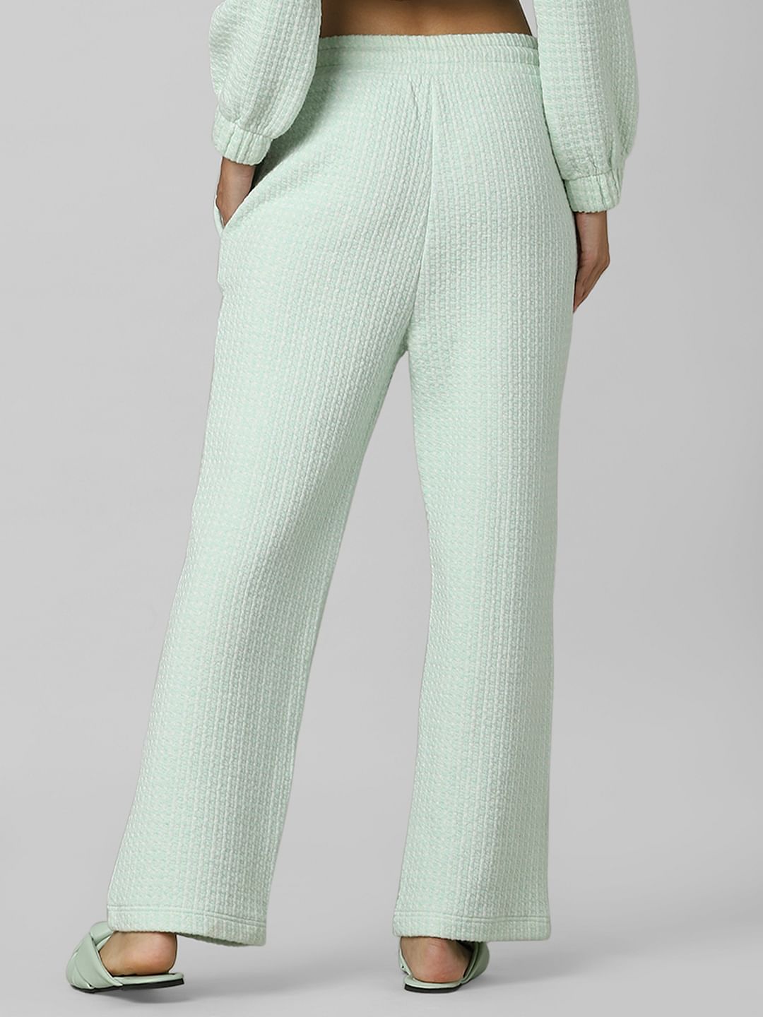 Mint Green Mid Rise Co-Ord Sweatpants