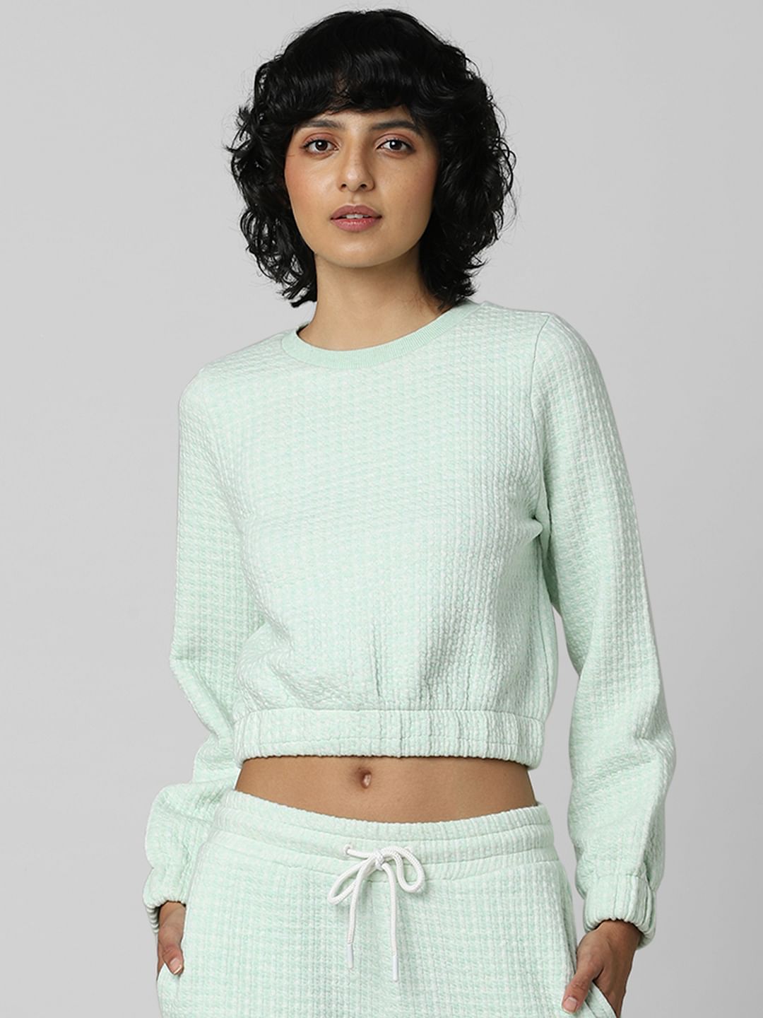 Mint Green Co-Ord Sweatshirt