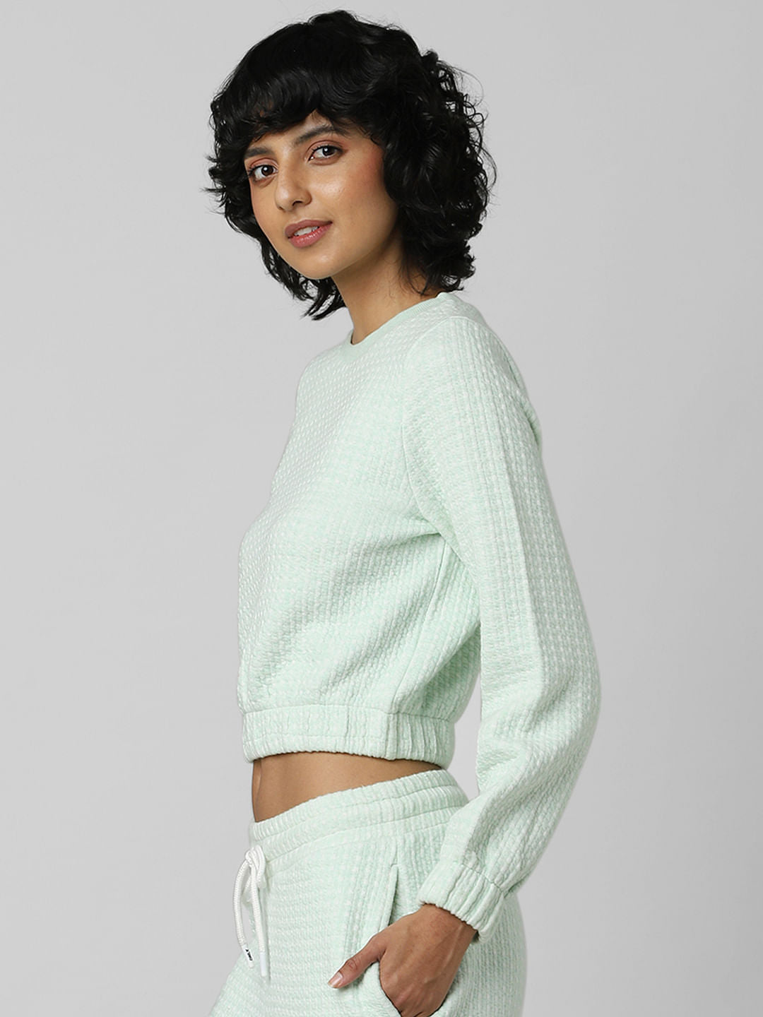 Mint Green Co-Ord Sweatshirt