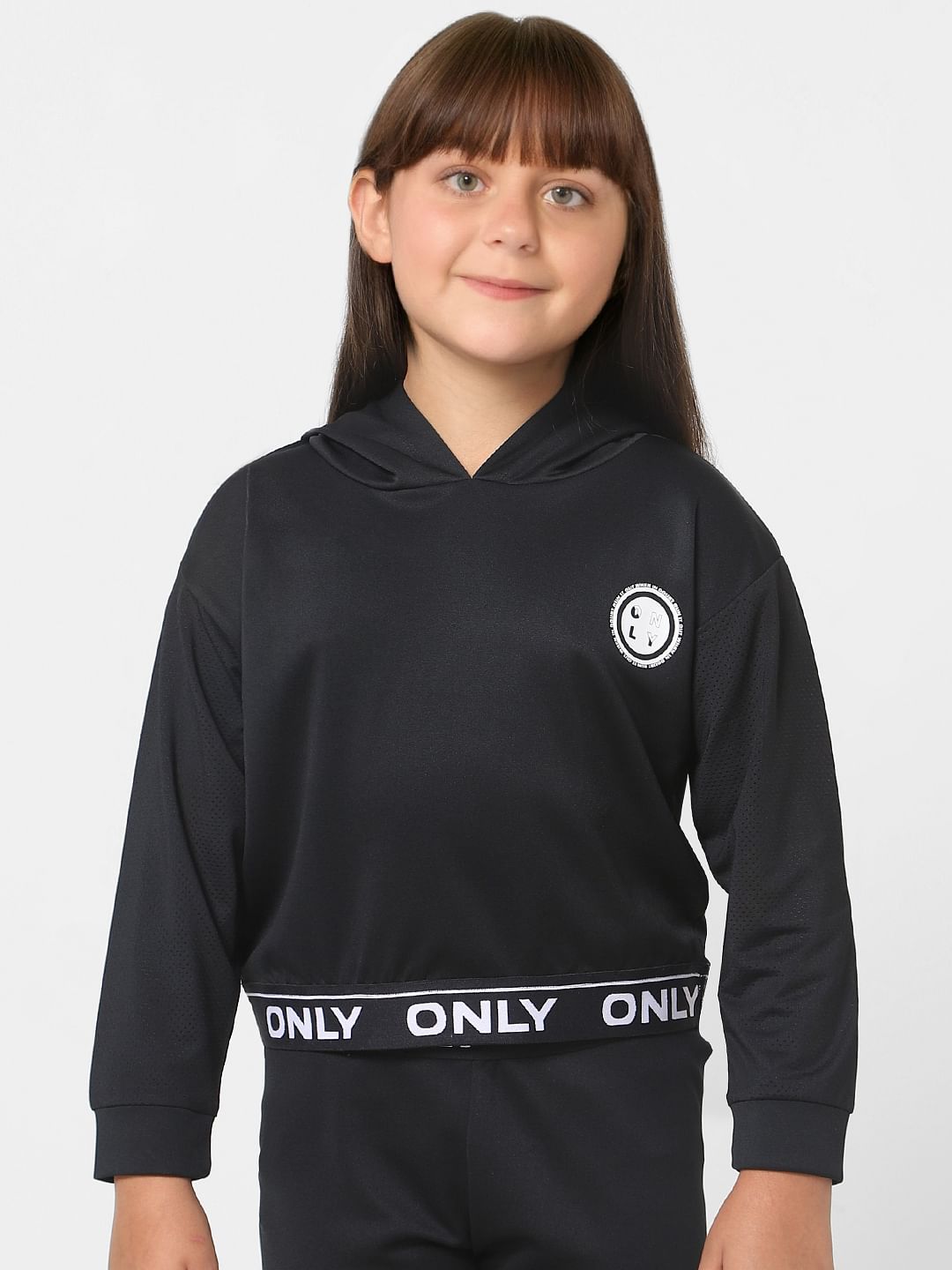 Black Hooded Co-Ord Sweatshirt