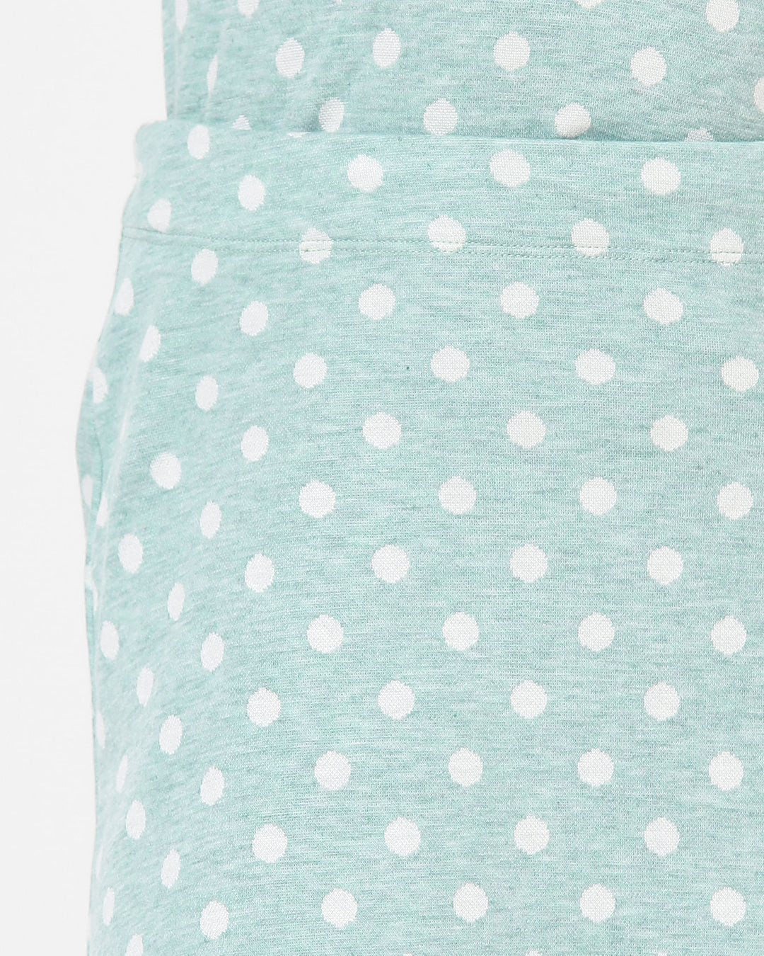 Girls Blue Polka Dot Co-Ord Skirt