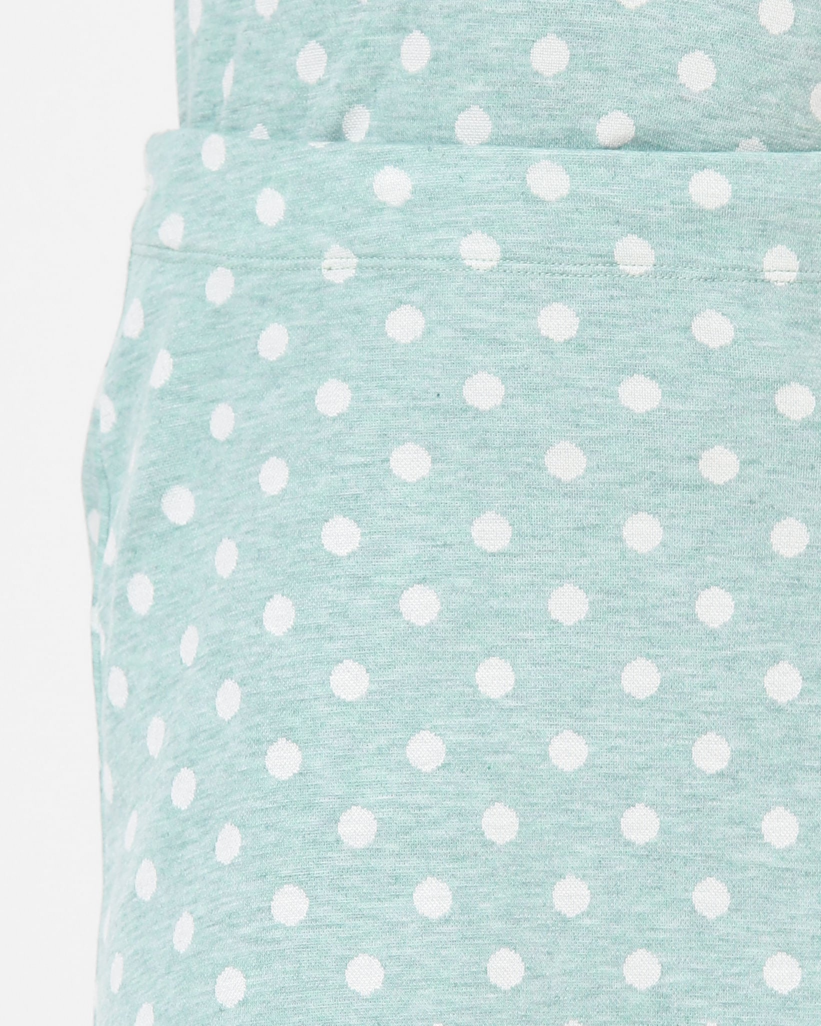 Girls Blue Polka Dot Co-Ord Skirt