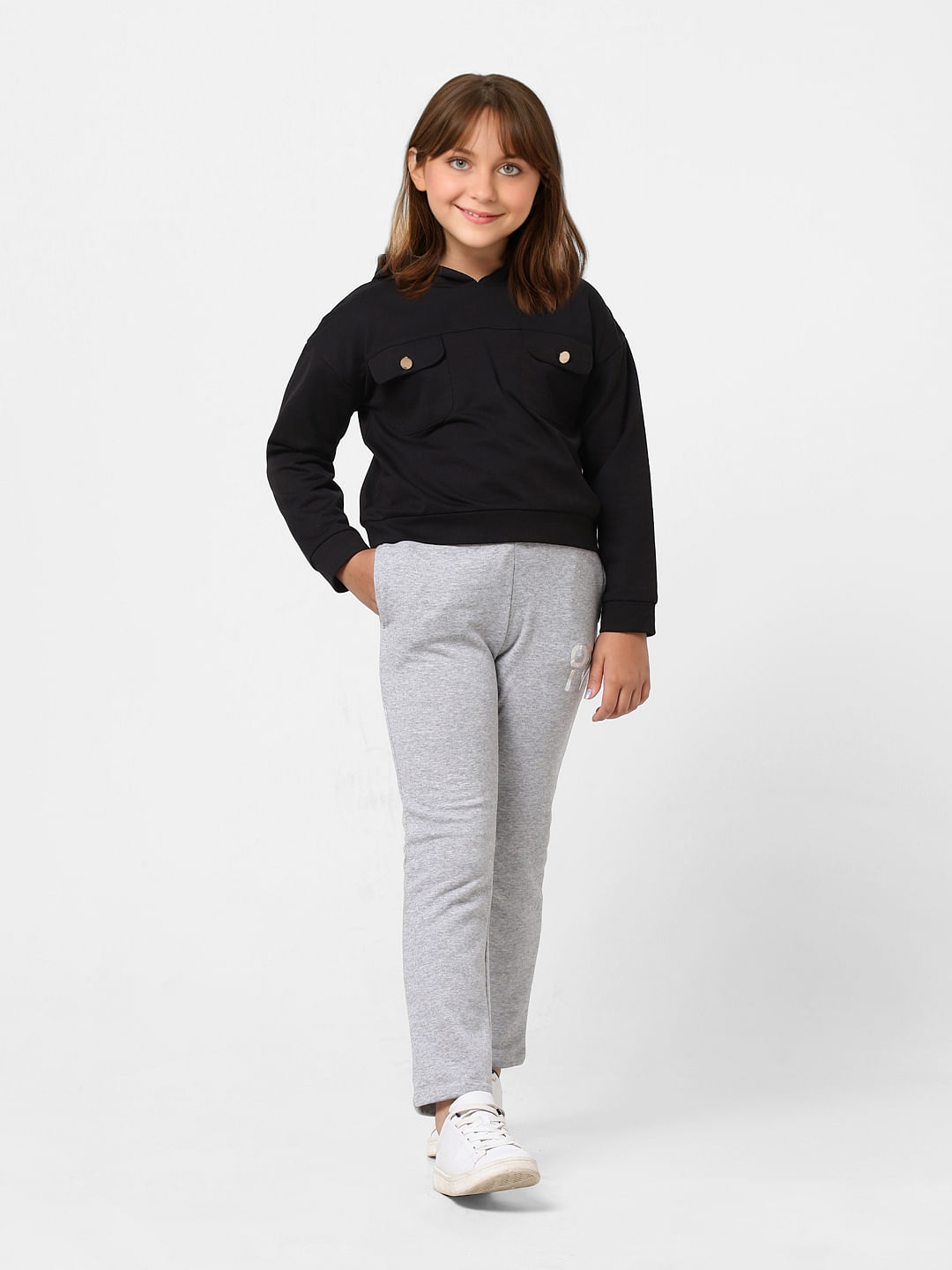 Black Hooded Sweatshirt