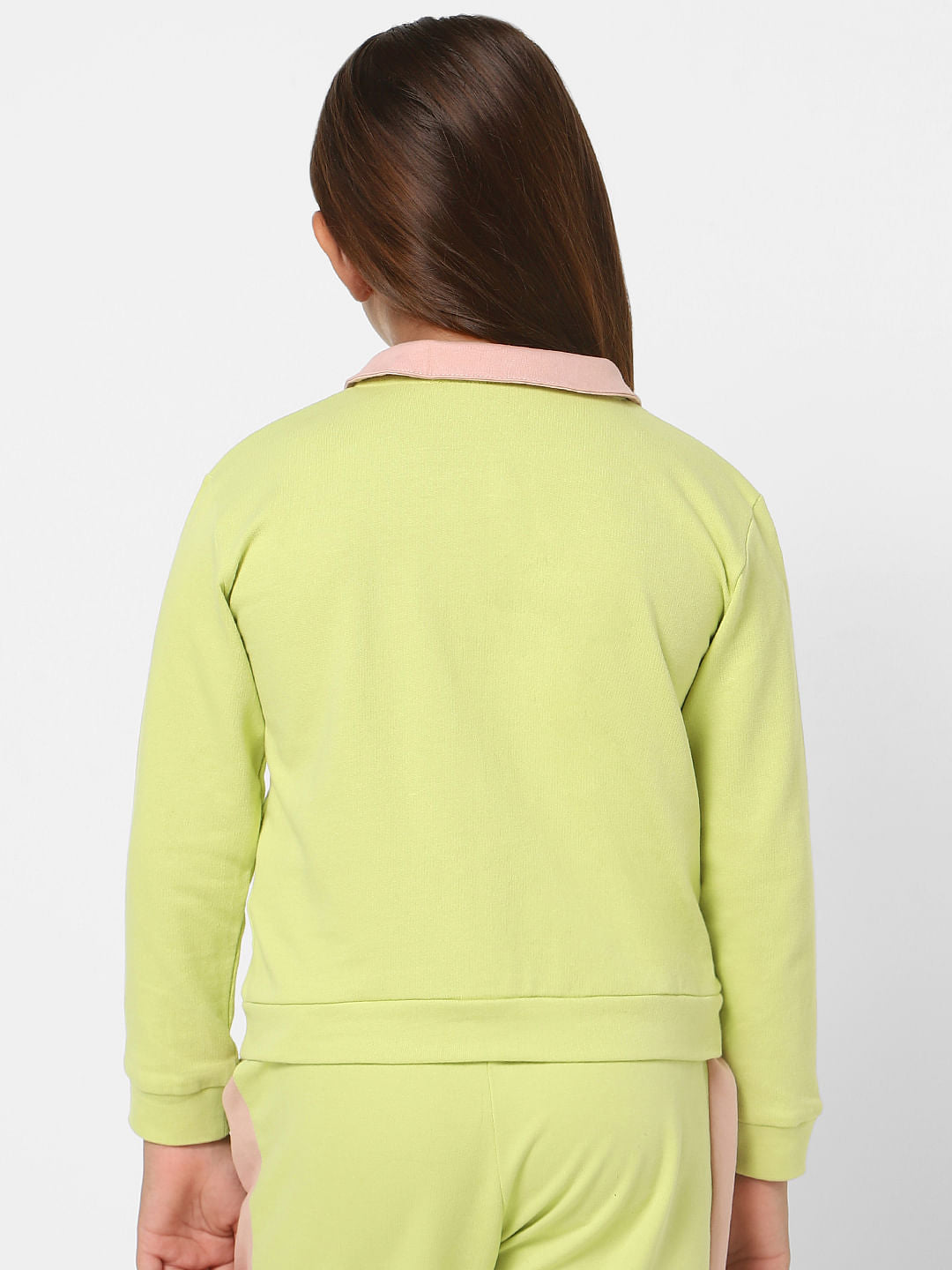 Green Printed Co-Ord Sweatshirt